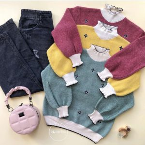 بافت وارداتی گلدوزی