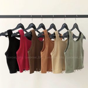 کراپ تاپ حلقه دار