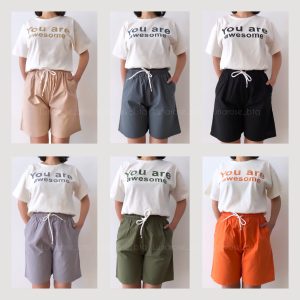 ست کراپ شورتک چاپی