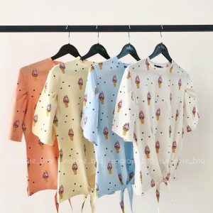 تیشرت وارداتی چاپی بستنی