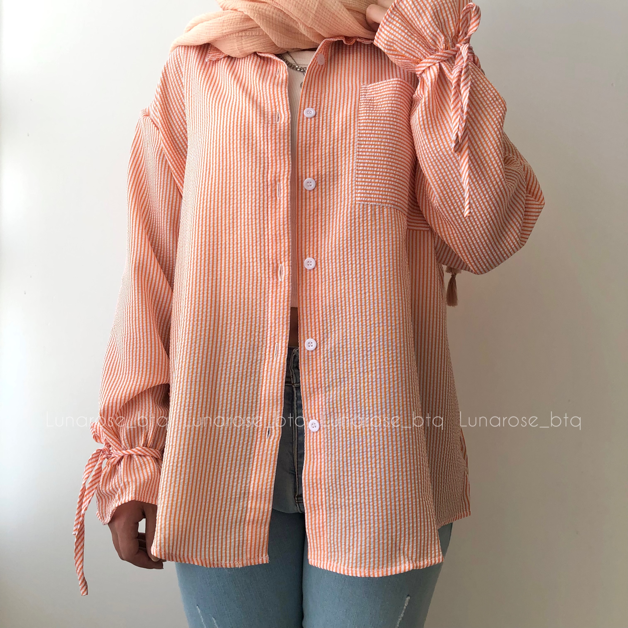 شومیز مانتویی برند shein - Image 3