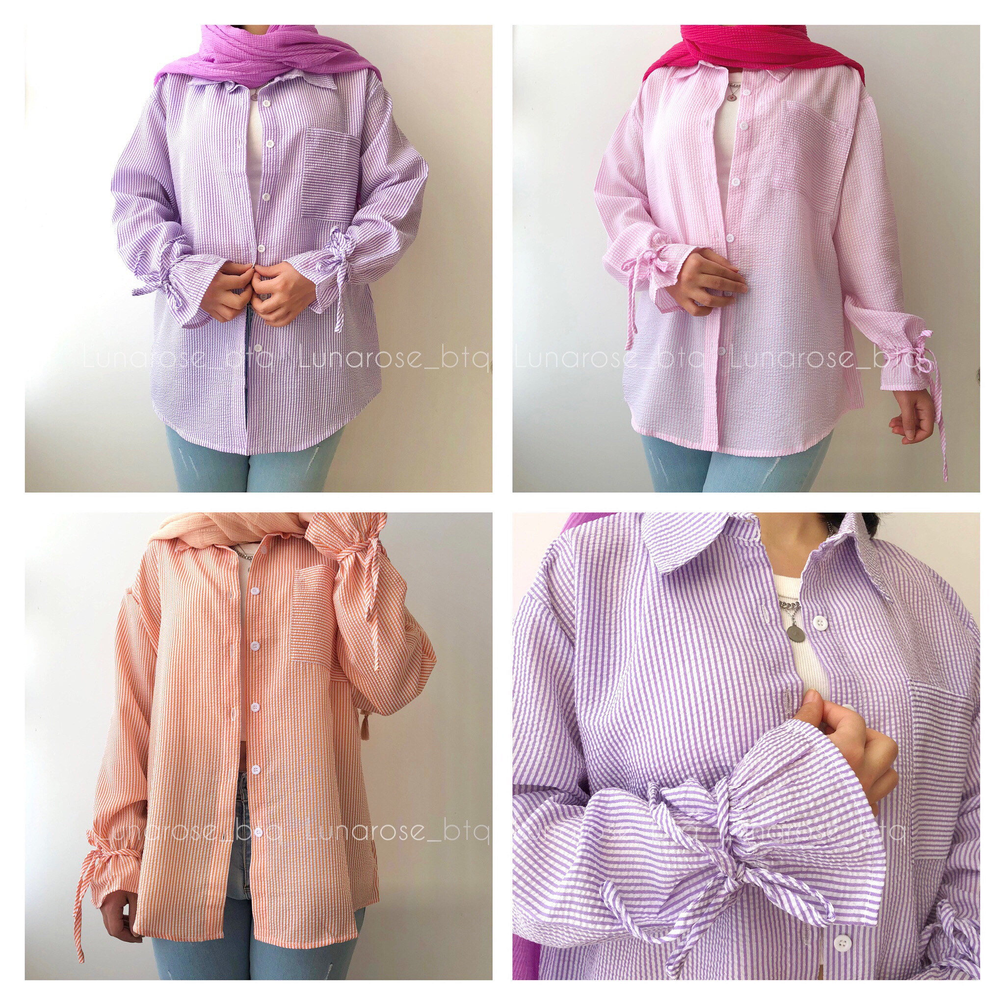 شومیز مانتویی برند shein