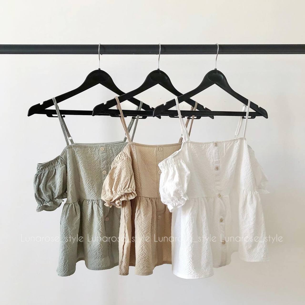 شومیز یقه قایقی بندی