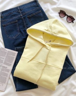 هودی سه نخ استین پفی