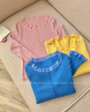 بلوز جلو دکمه وارداتی