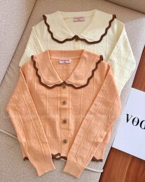 پلیور قلبی جلو دکمه