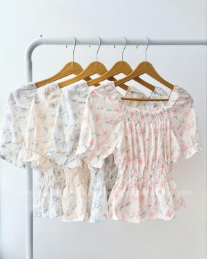 شومیز عروسکی گلدار