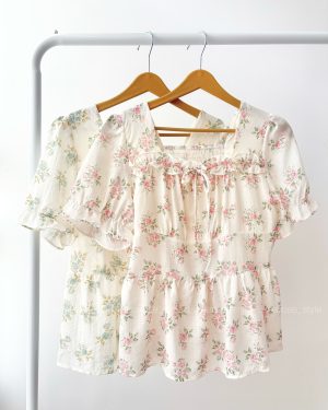 شومیز گل رز